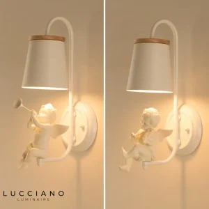 Applique murale blanche moderne design LED élégant lumineux